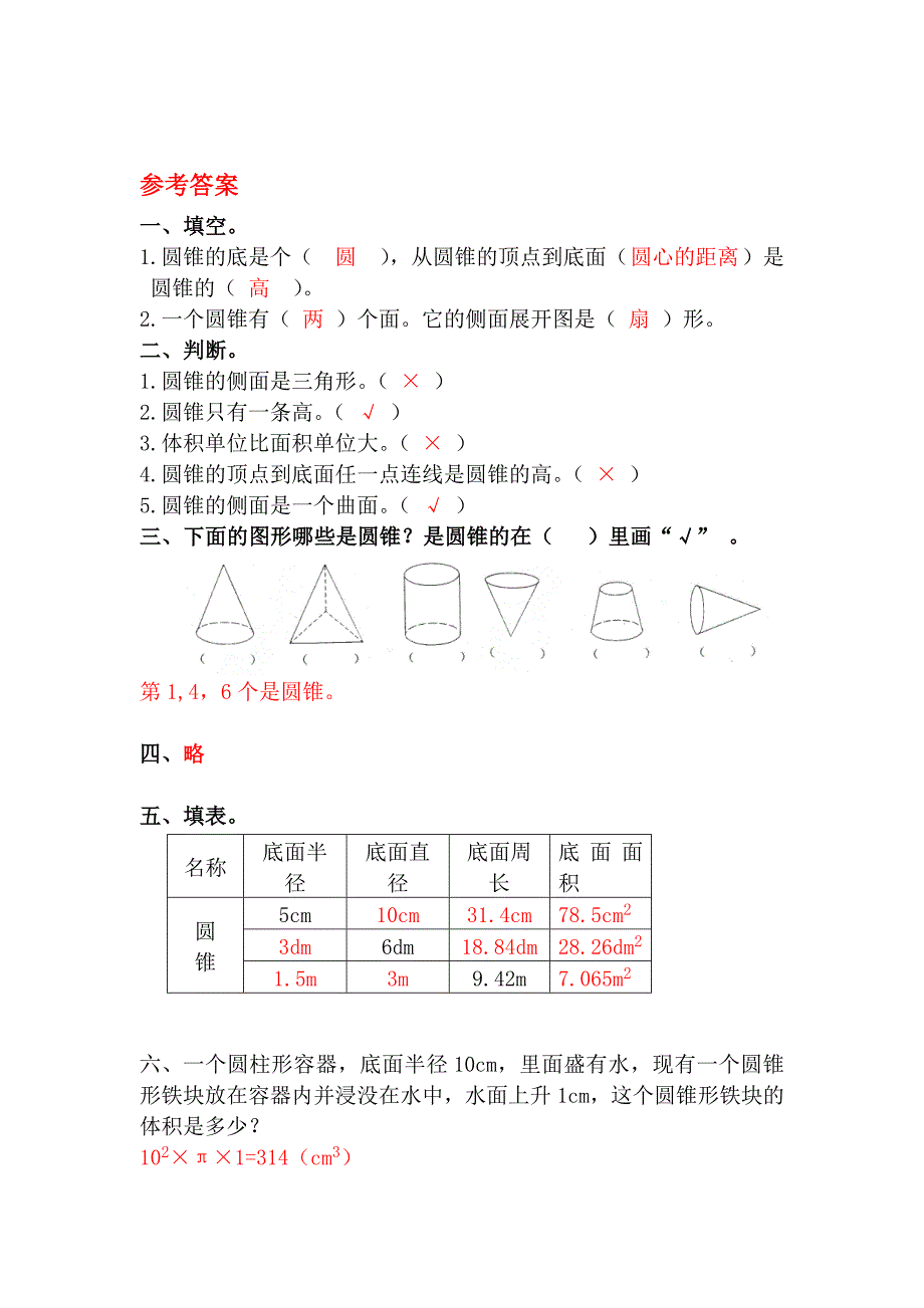 第1课时圆锥的认识_第2页