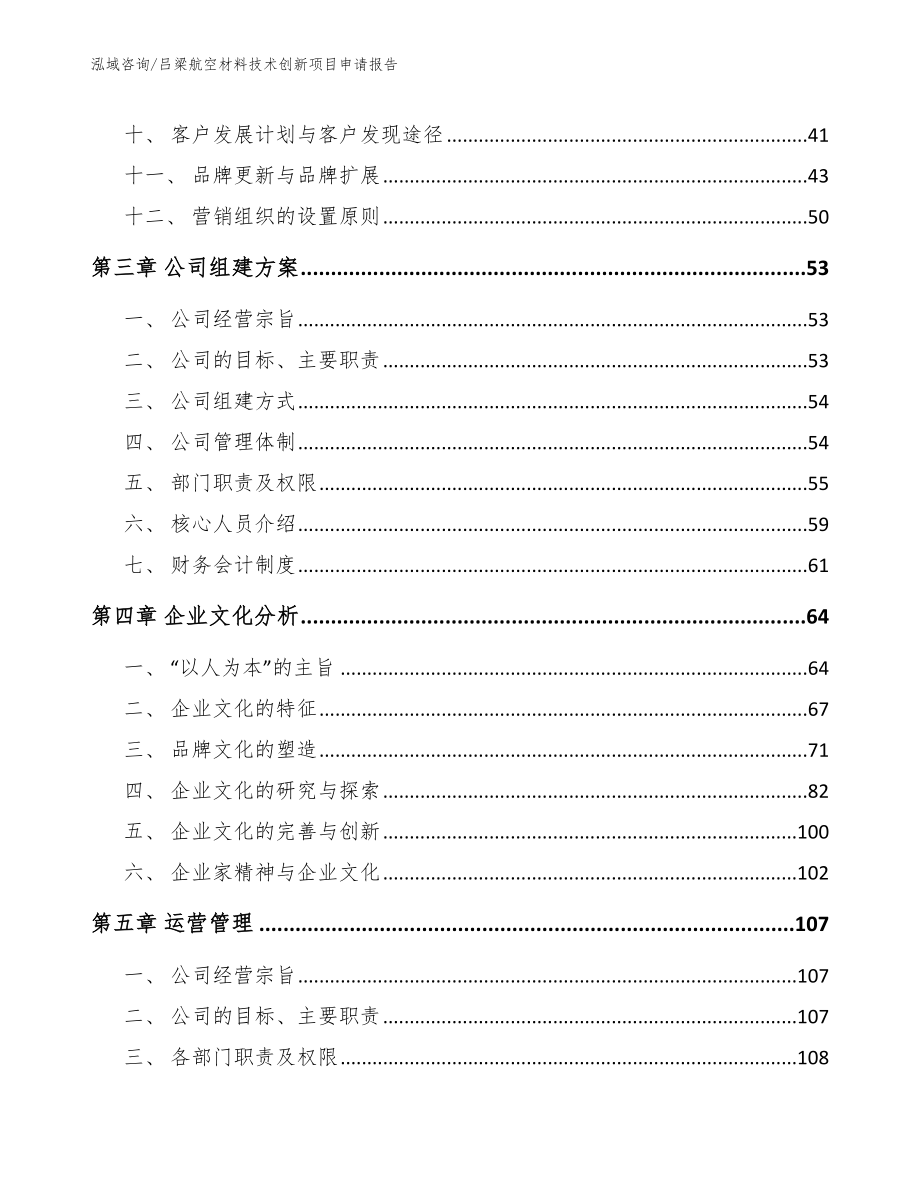 吕梁航空材料技术创新项目申请报告_范文模板_第2页