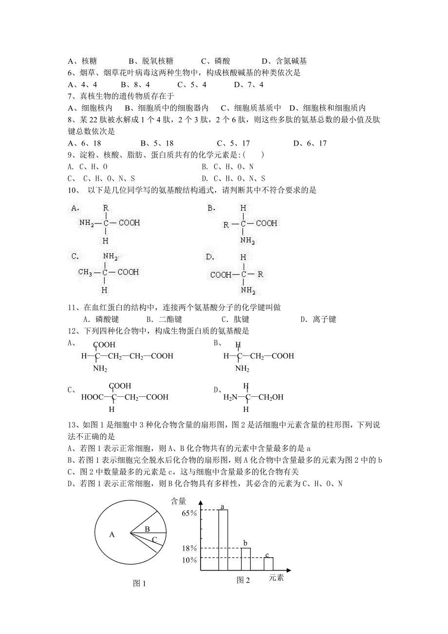 二轮复习1：分子化合物专题_第5页