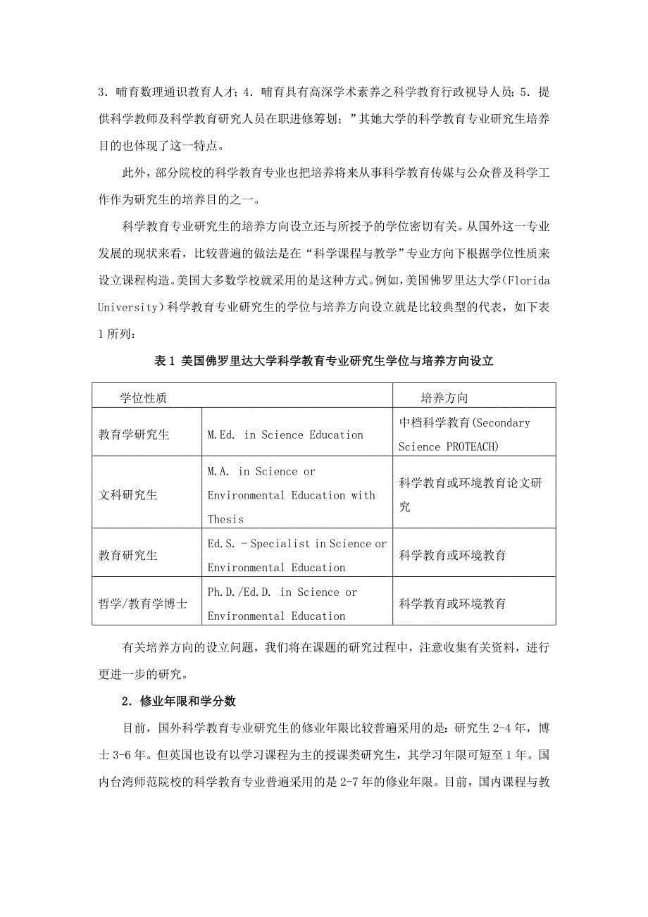 彭蜀晋：国外科学教育专业研究生培养概观_第5页