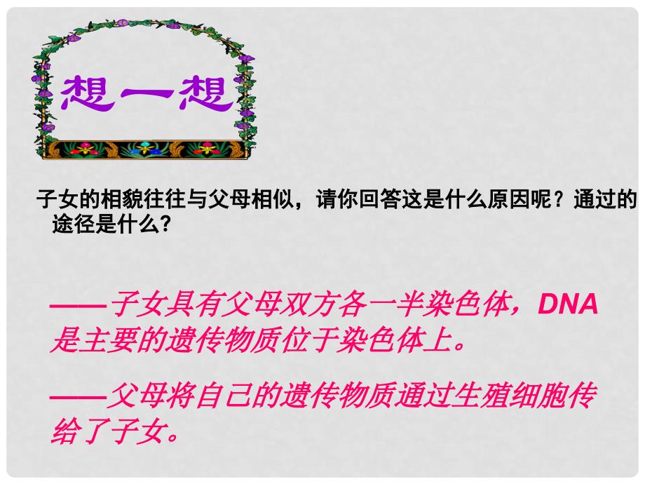 八年级生物下册 第六单元 第二章 第一节 三、人的性别决定课件 冀少版_第3页