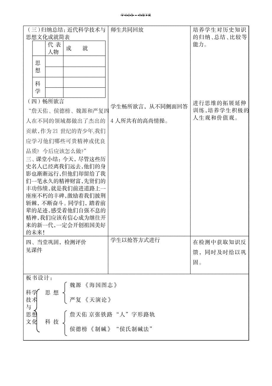 科学技术与思想文化(一)教学设计及导学案_中学教育-教学研究_第5页