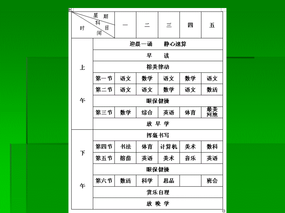 《Unit　1　My　day课件》小学英语人教(PEP)课标版三年级起点五年级下册课件32529_第4页