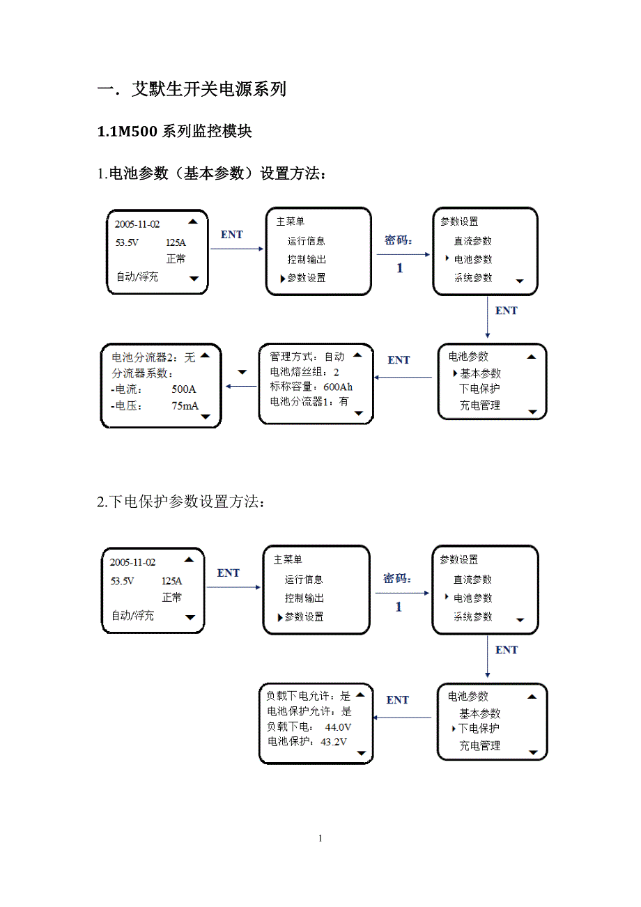 常见开关电源参数设置手册_第3页