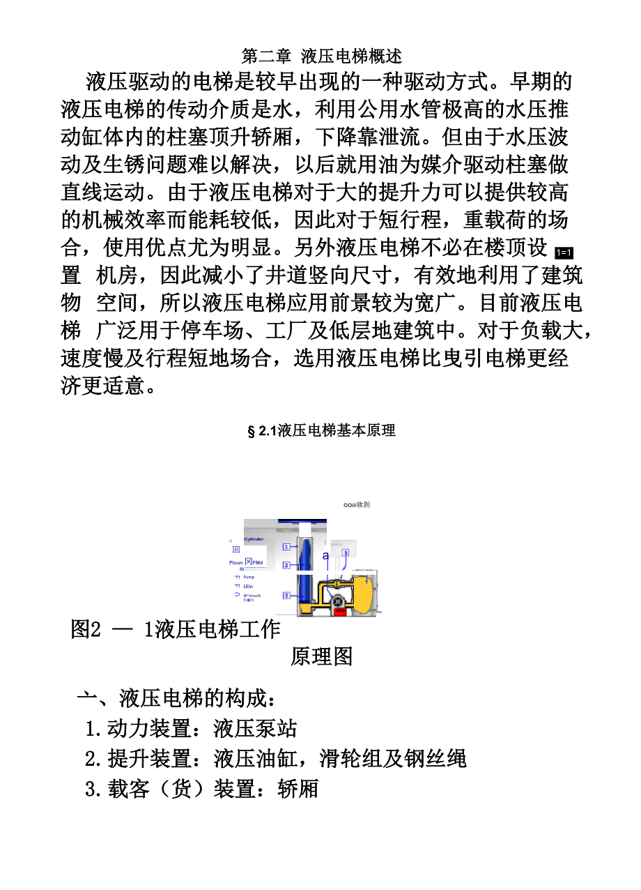 液压电梯基本工作原理_第2页