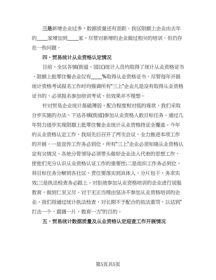 贸易统计年终个人工作总结与计划范本（2篇）.doc_第5页