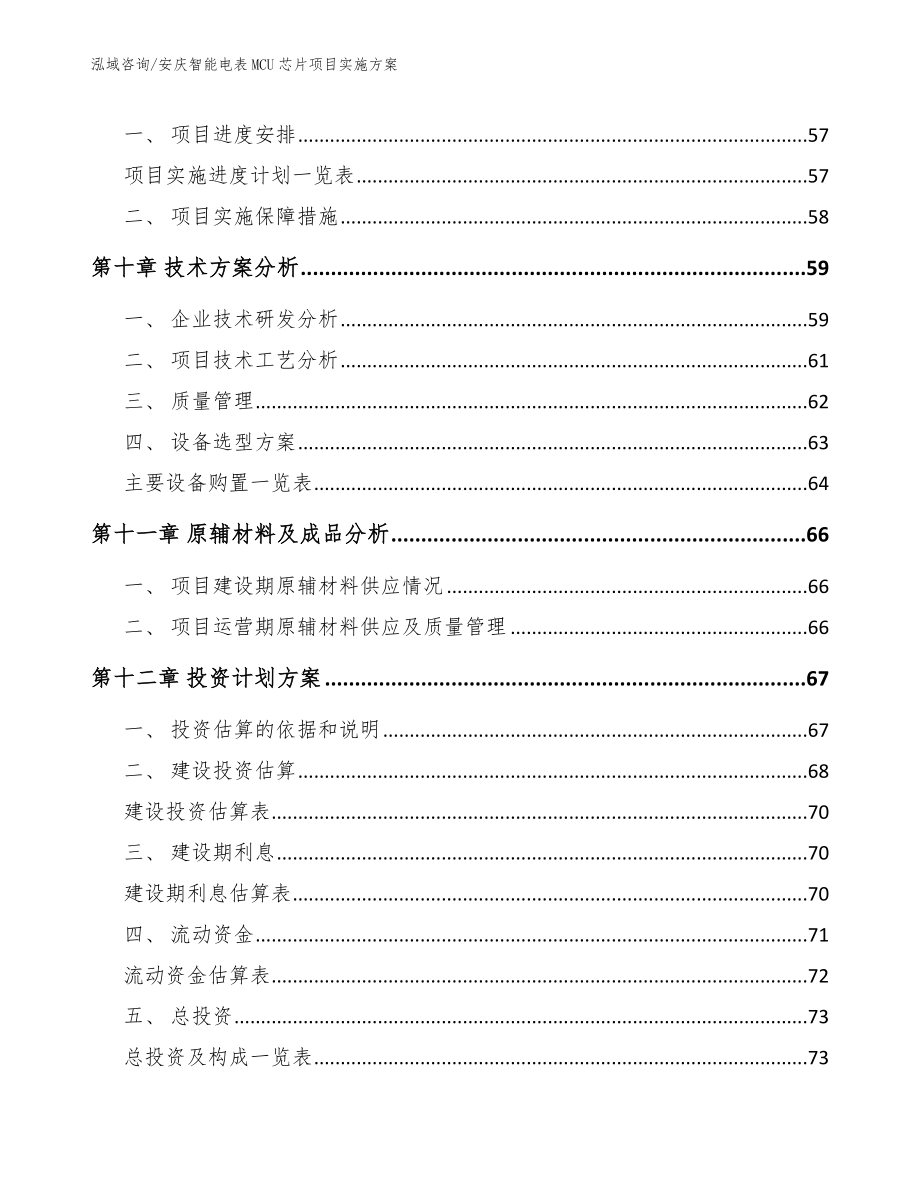 安庆智能电表MCU芯片项目实施方案（模板范文）_第3页