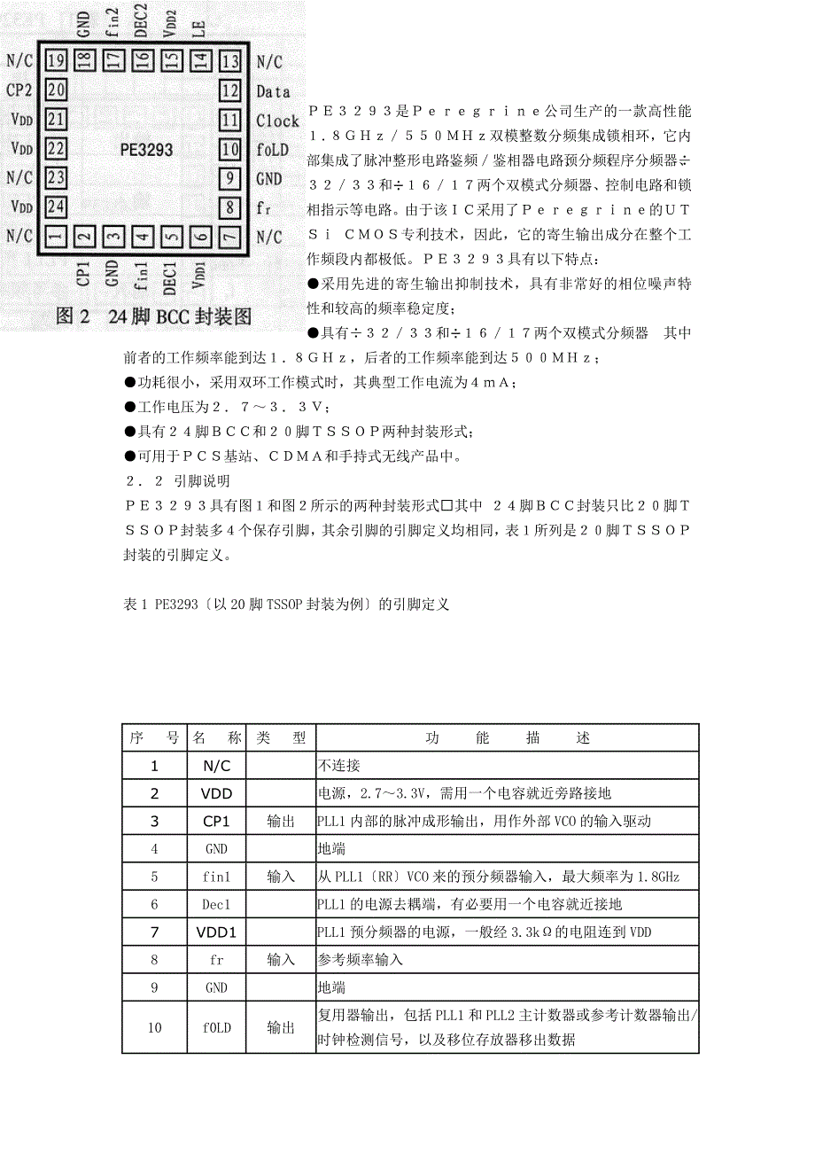 高性能锁相环pe3293及其应用_第2页