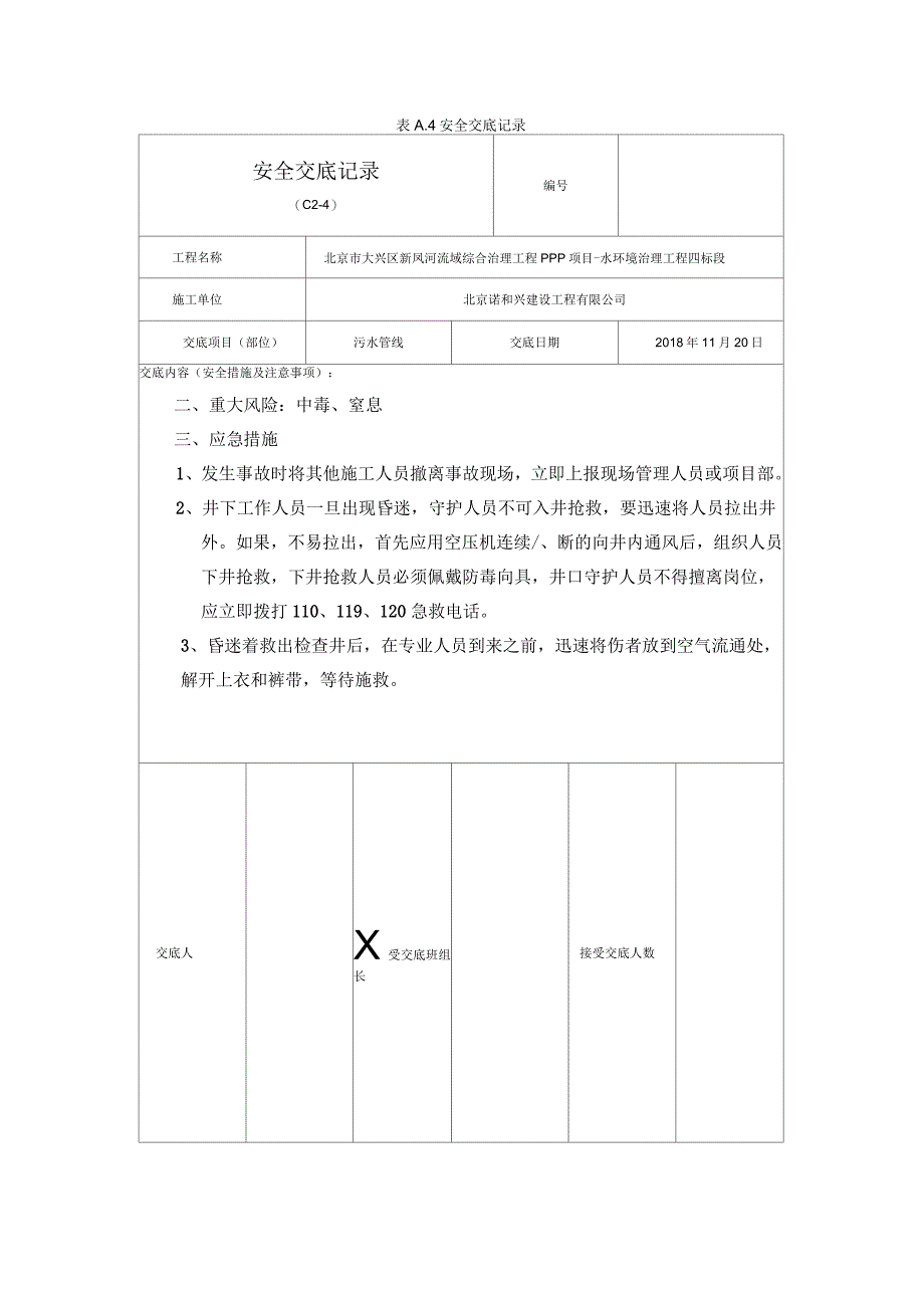 检查井下作业安全技术交底_第2页