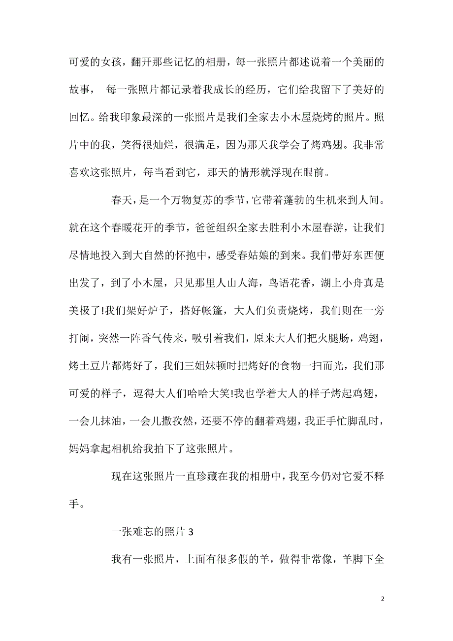 初中作文一张相片范文模板十篇.doc_第2页