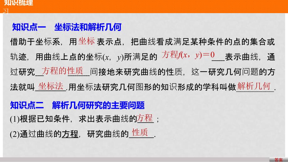 高中数学 第2章 圆锥曲线与方程 2.6.2 求曲线的方程课件 苏教版选修12_第4页