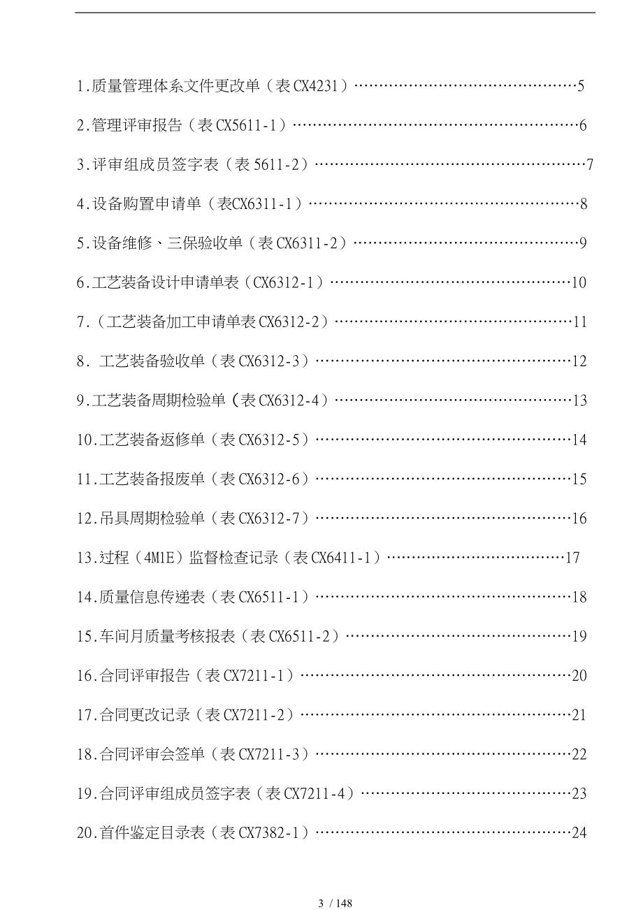 质量管理表单汇编_第3页