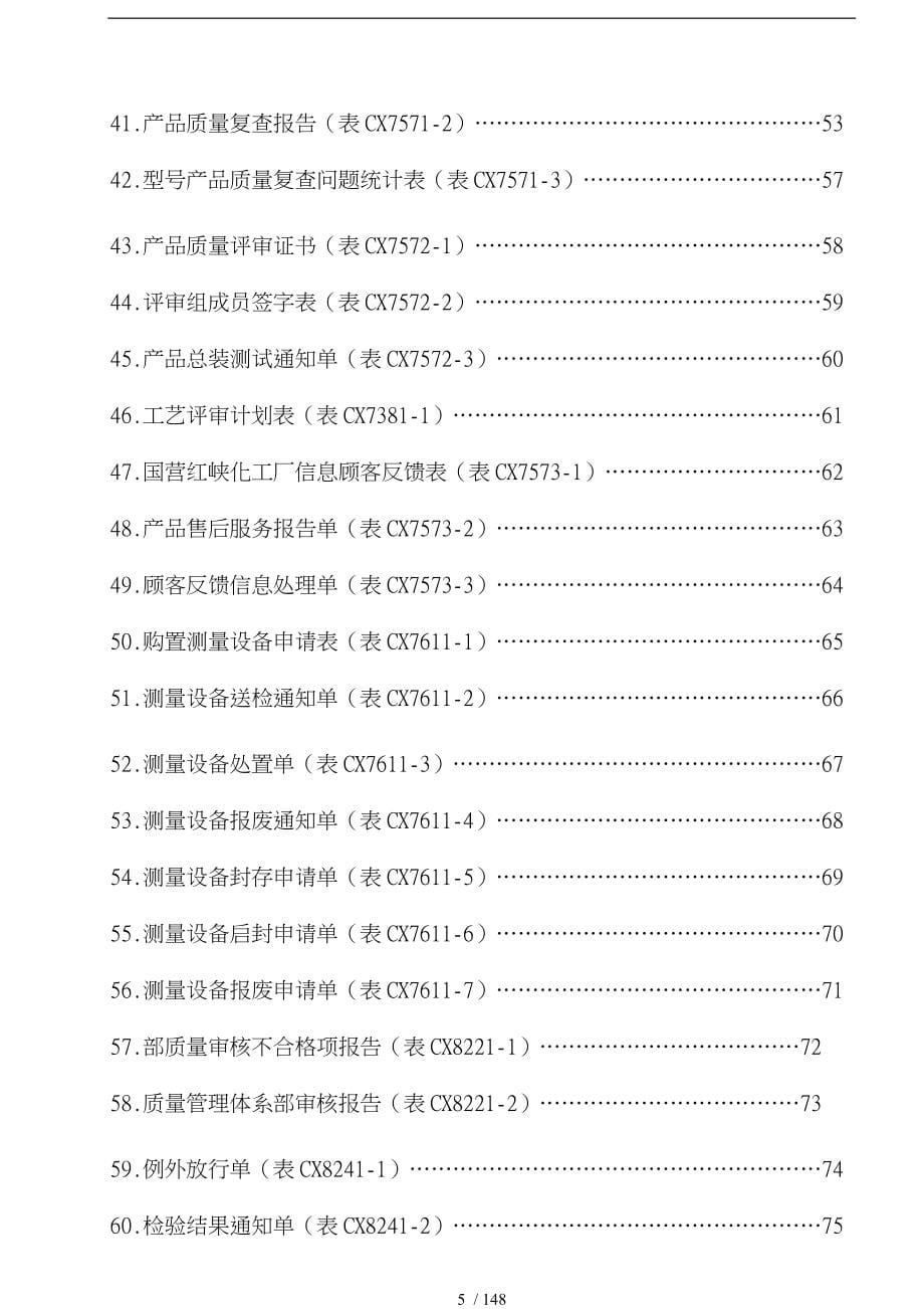 质量管理表单汇编_第5页