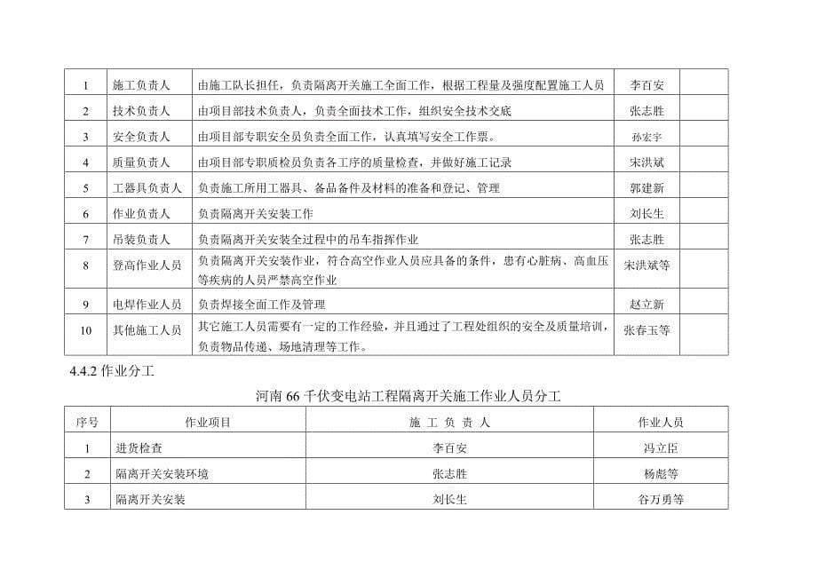 变电站66kV隔离开关安装作业指导书.doc_第5页