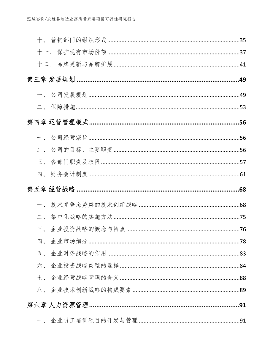 永胜县制造业高质量发展项目可行性研究报告【参考模板】_第2页