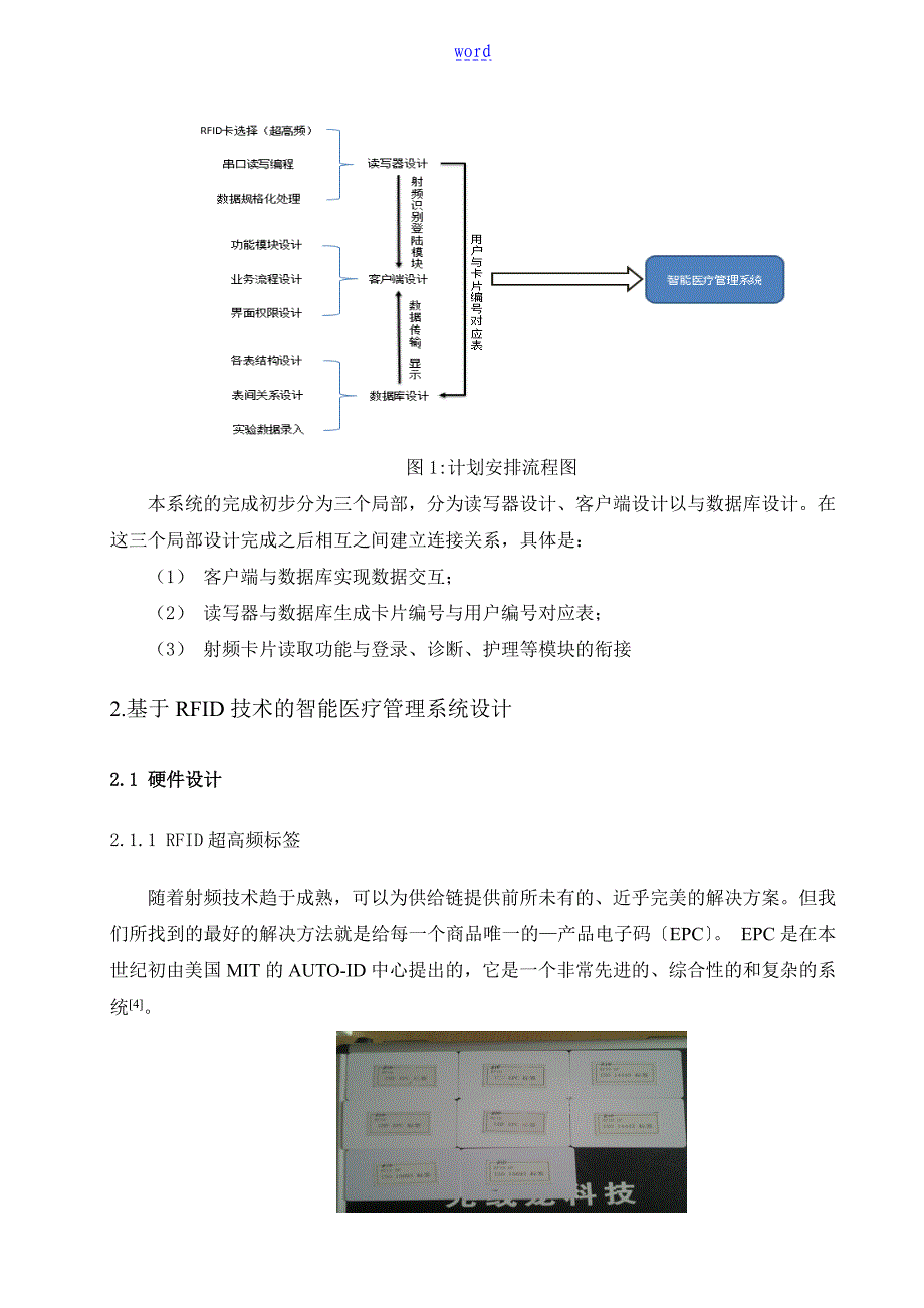 基于某RFID技术地智能医疗管理系统_第4页