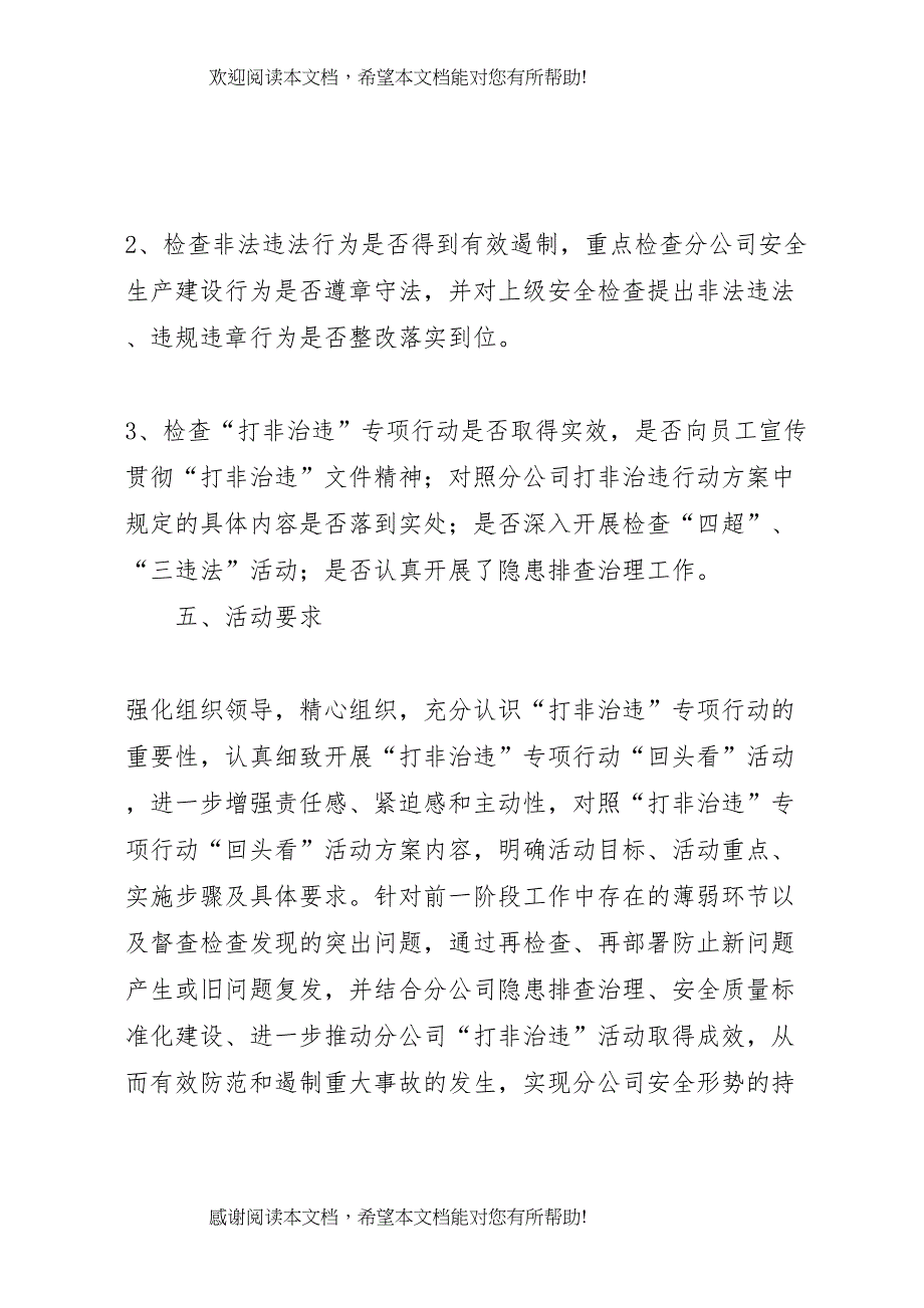 2022年分公司打非治违专项行动回头看活动实施方案_第3页