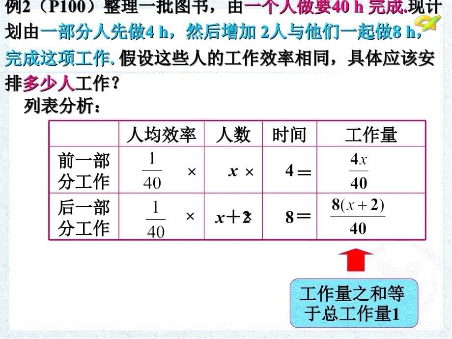 实际问题与一元一次方2工程问题_第5页