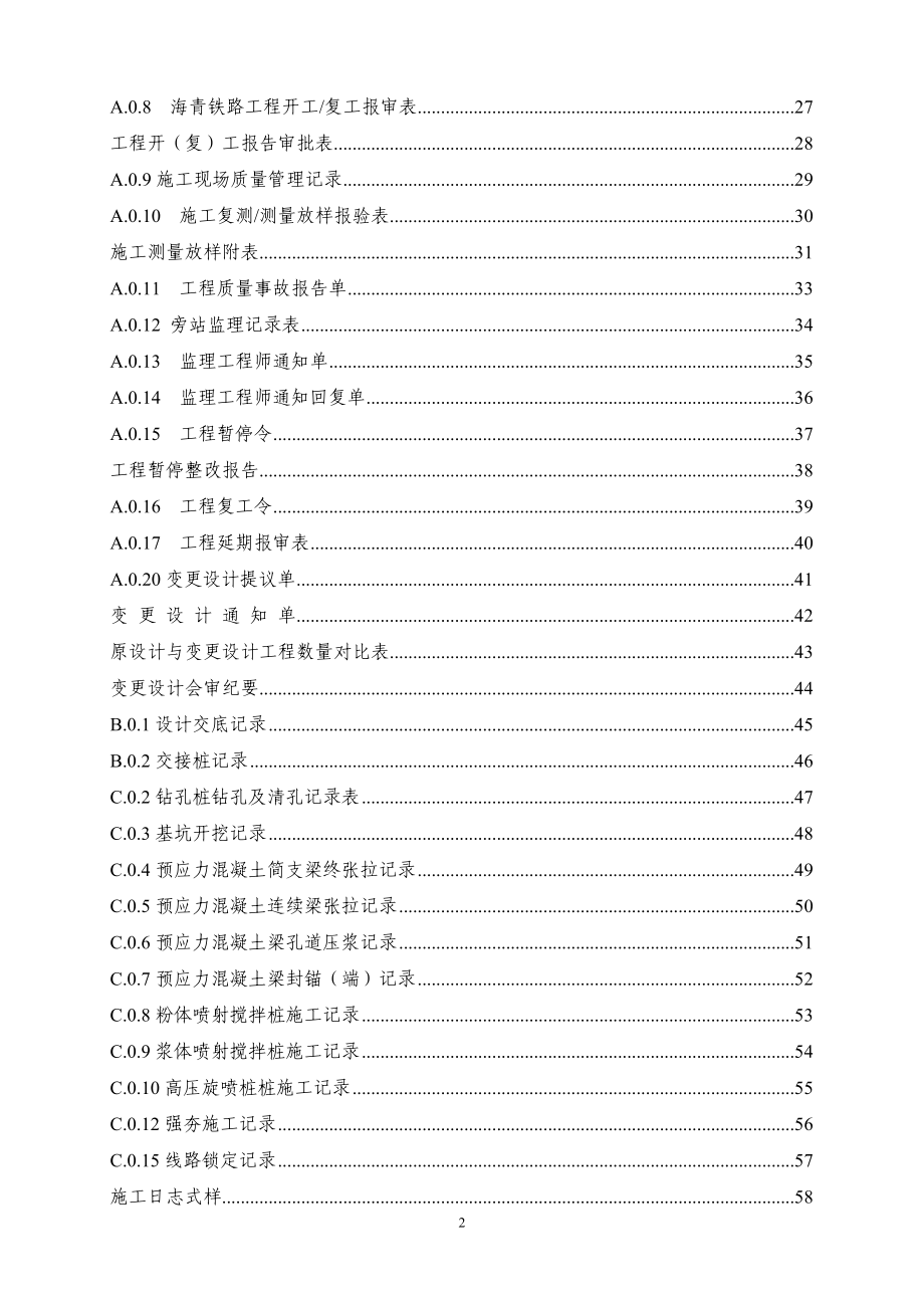 铁路海天至青岛工程工作管理程序及表格使用说明_第3页