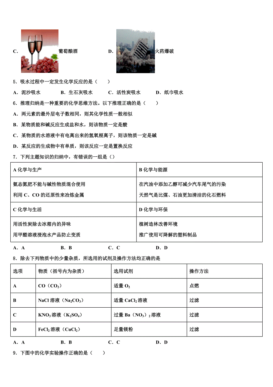 辽宁省辽阳市二中学教育协作2023年中考化学模拟预测试卷（含解析）.doc_第2页