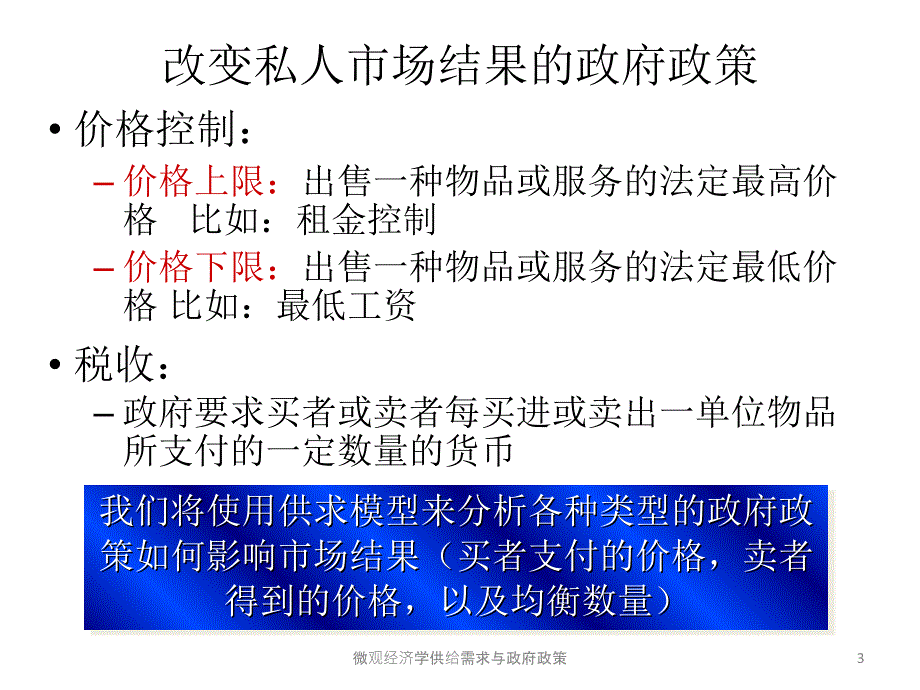 微观经济学供给需求与政府政策课件_第3页