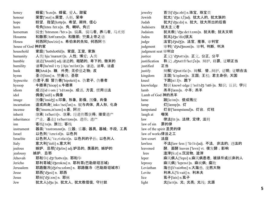 基本圣经英文字(已注释)_第5页