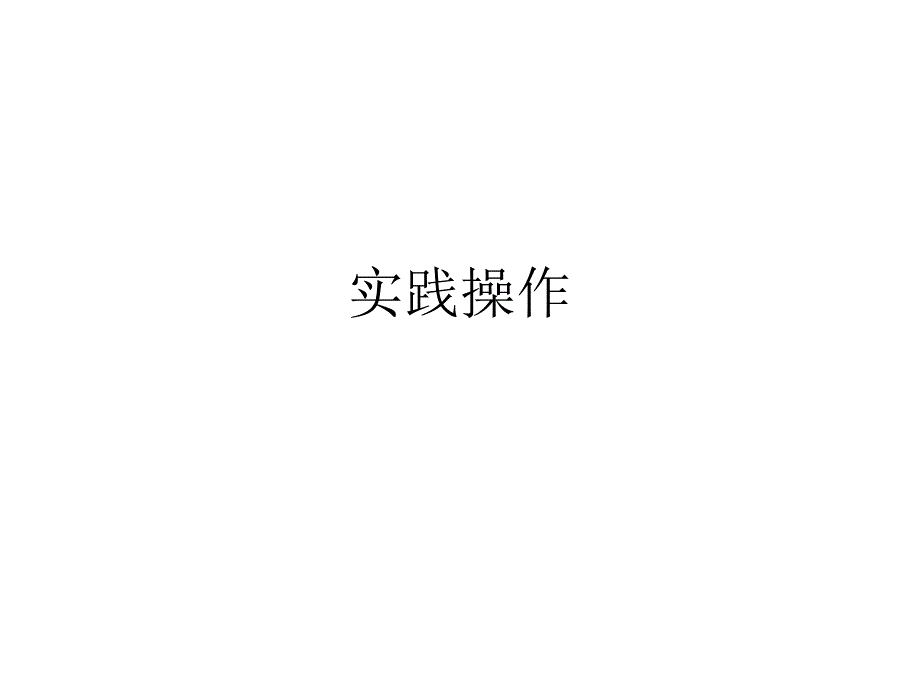 实践操作PPT课件_第1页