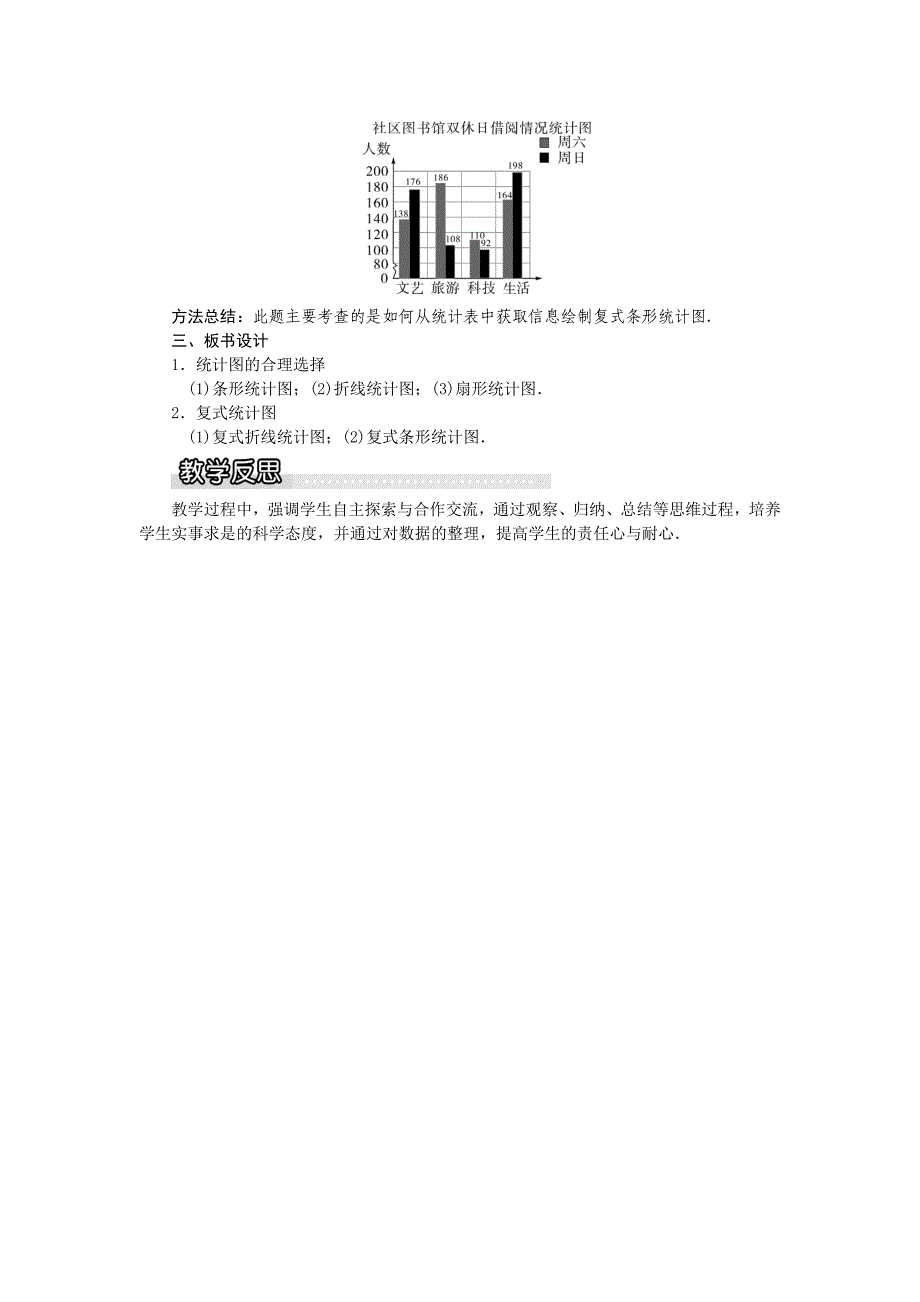 【沪科版】七年级上册数学教案5.3 用统计图描述数据1_第4页