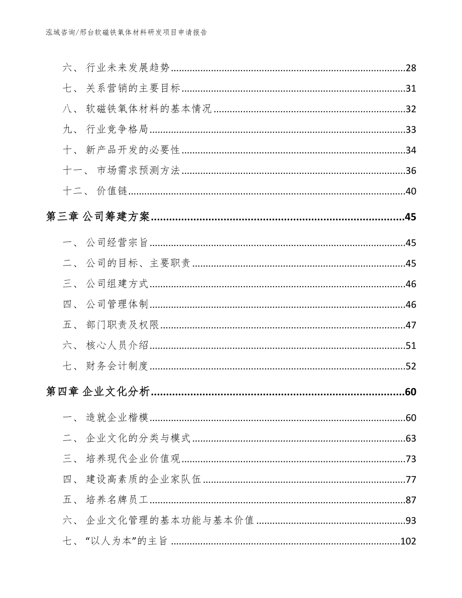 邢台软磁铁氧体材料研发项目申请报告（模板参考）_第4页