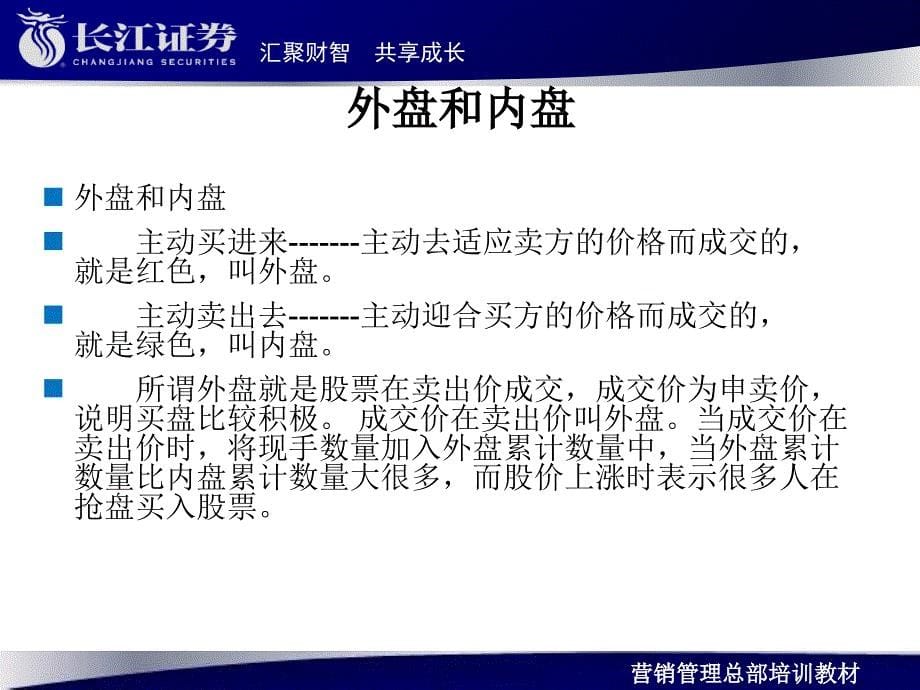 证券客户培训系列课程基本看盘常识课件_第5页