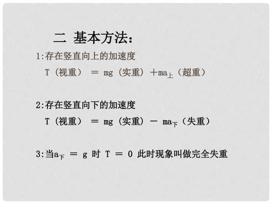 高中物理 6.4 超重与失重课件21 鲁科版必修1_第5页