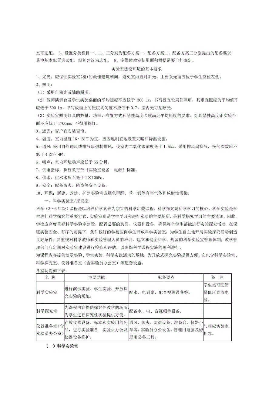 河南省小学教育技术装备标准_第3页