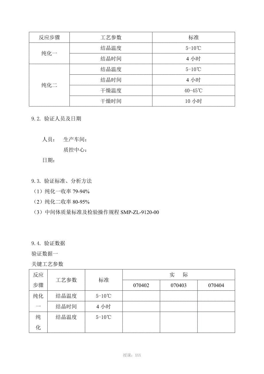 工艺验证报告模板_第5页