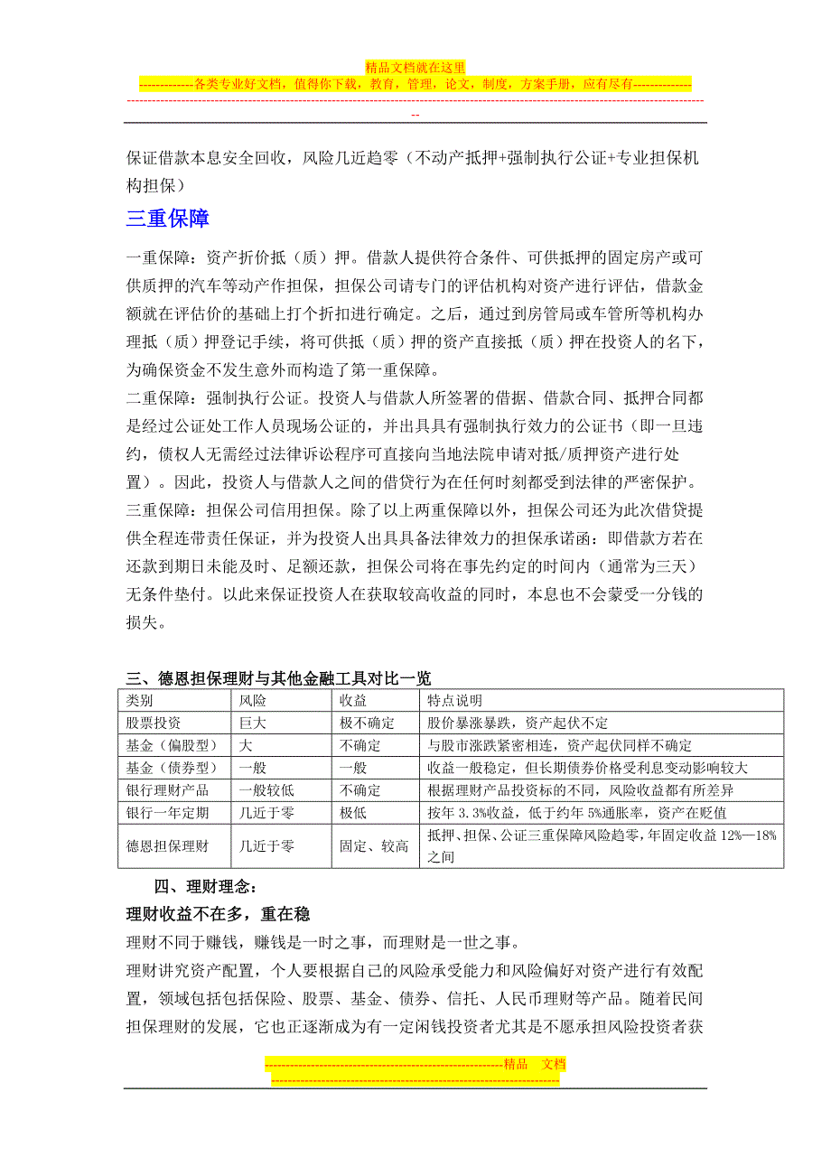 投资担保公司需要培训内容_第3页