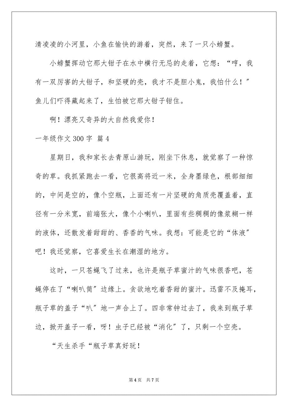 2023年一年级作文300字3.docx_第4页