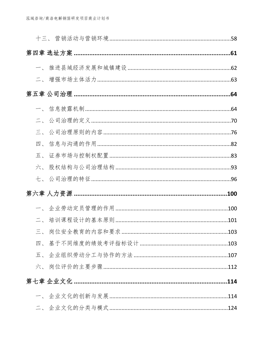 商洛电解铜箔研发项目商业计划书【模板范本】_第2页