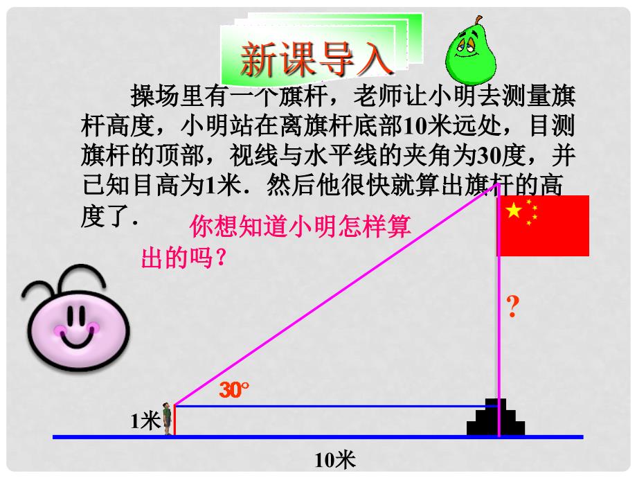 安徽省安庆市桐城吕亭初级中学九年级数学下册 锐角三角函数课件 新人教版_第1页