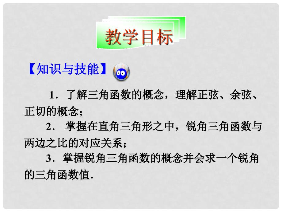 安徽省安庆市桐城吕亭初级中学九年级数学下册 锐角三角函数课件 新人教版_第2页