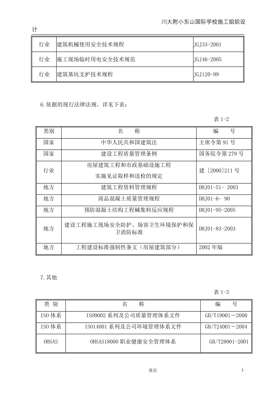 【施工组织方案】川大附小建筑工程施工组织设计方案_第4页