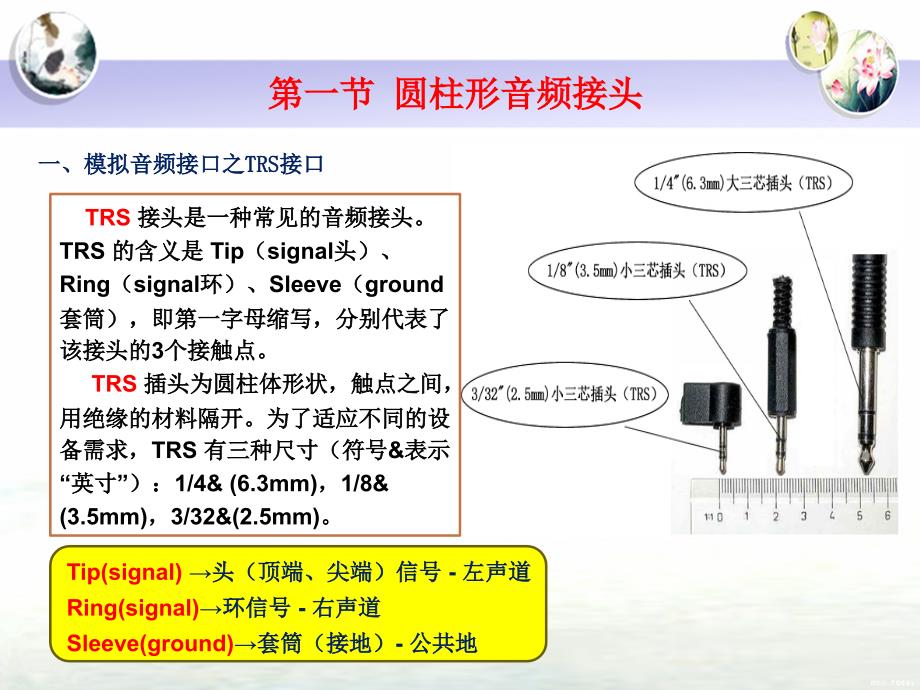 音频接口与接线PPT课件_第2页