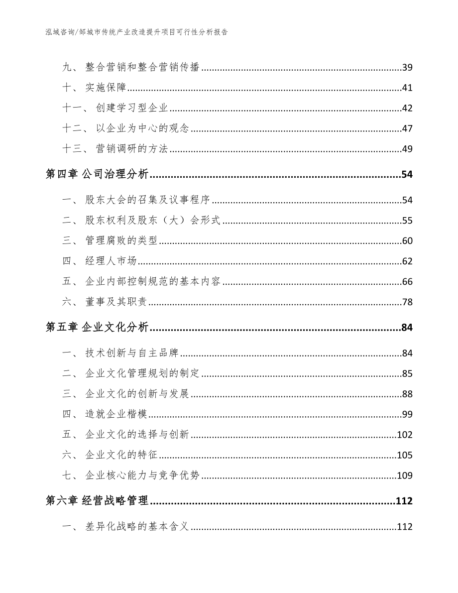 邹城市传统产业改造提升项目可行性分析报告【参考范文】_第2页