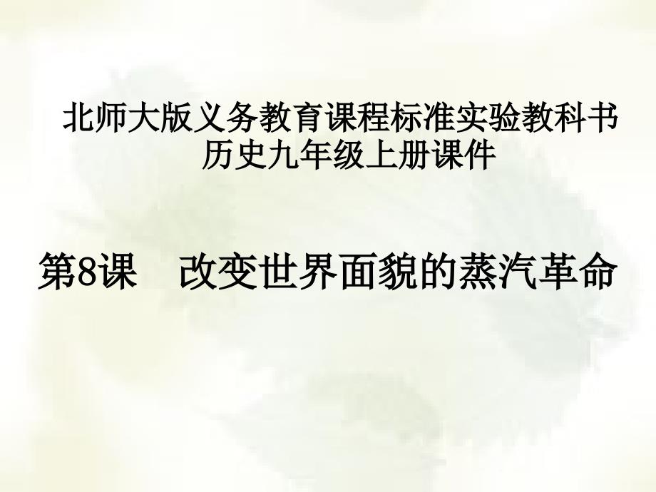 改变世界面貌的蒸汽革命课件_第2页