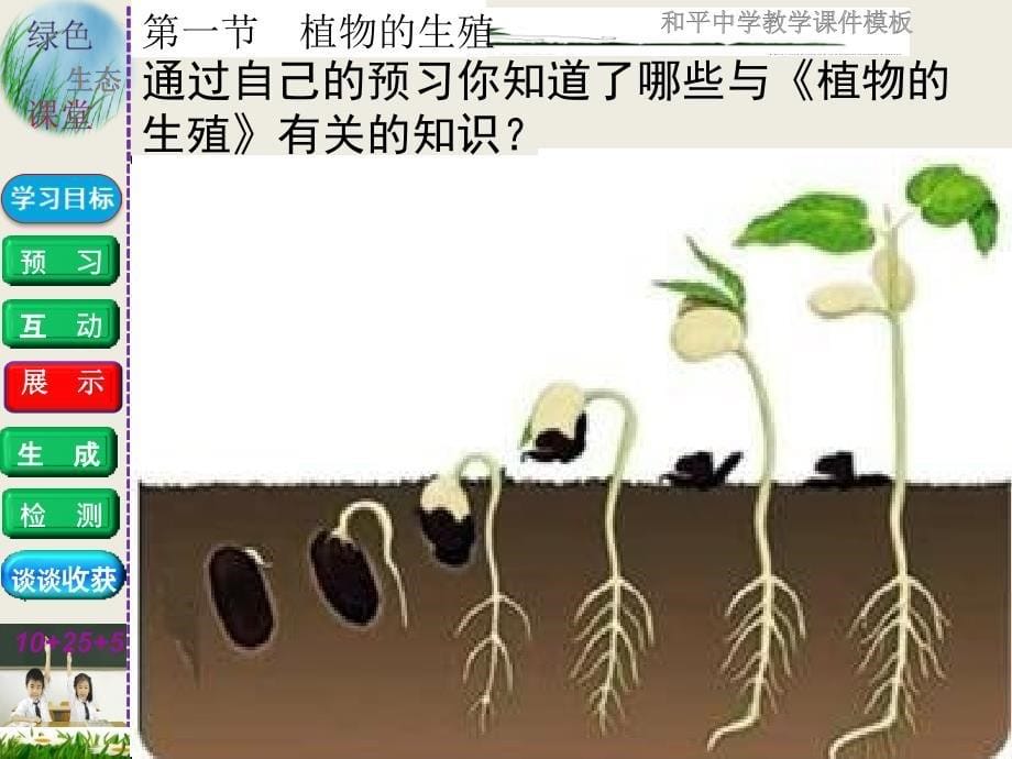 人教版初二八年级生物-植物的生殖-名师教学PPT课件_第5页