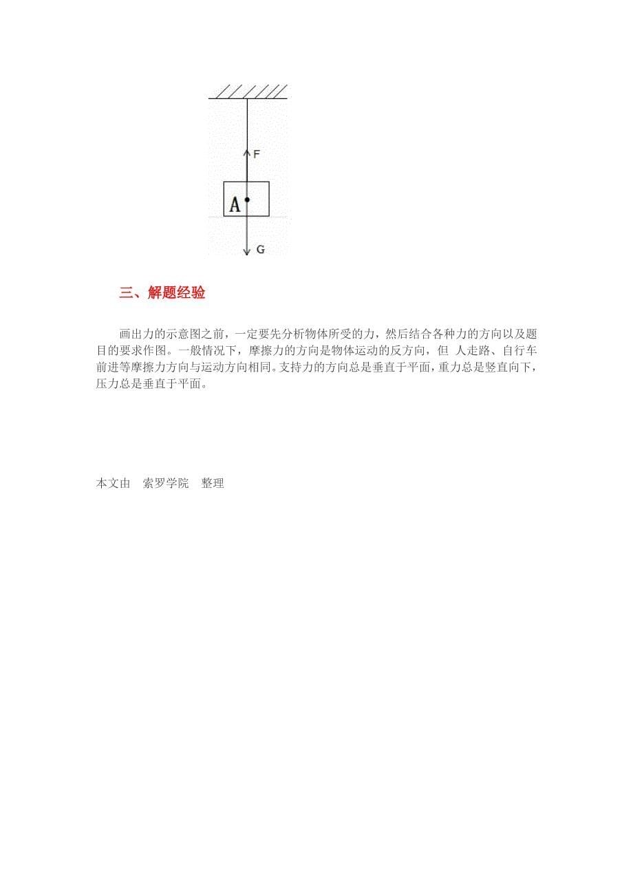 九年级上册物理《重力 示意图 》例题.doc_第5页