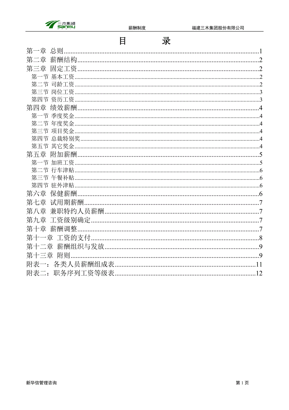 三木集团股份有限公司咨询项目--薪酬制度.doc_第2页