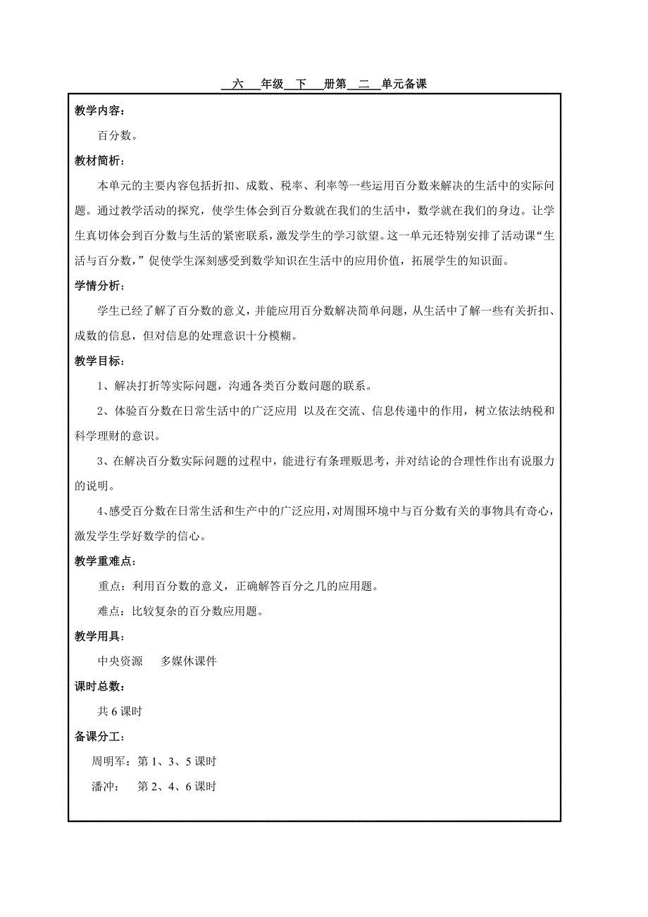 人教版六年级数学下册第二单元_第1页