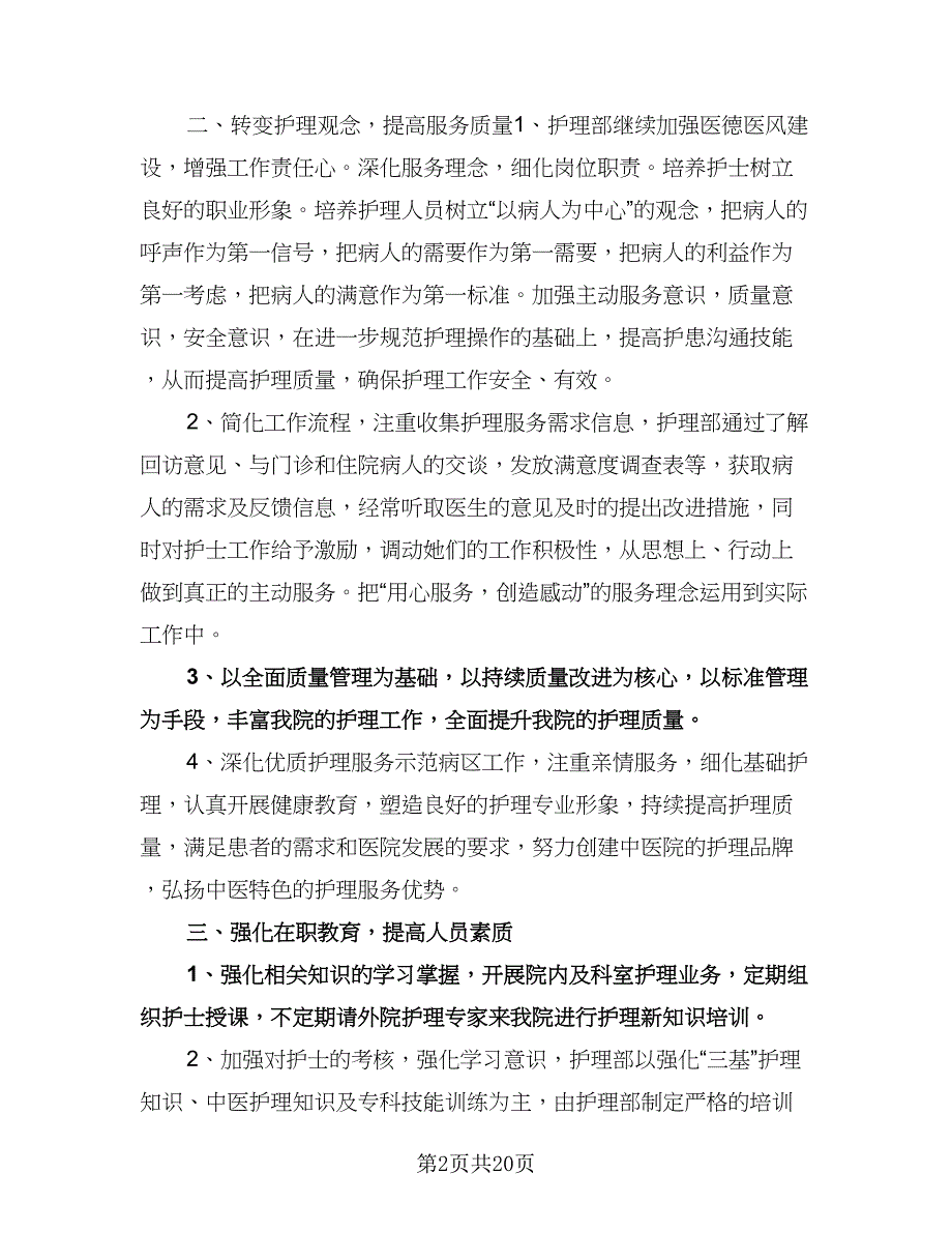 实习护士工作计划标准范文（五篇）.doc_第2页