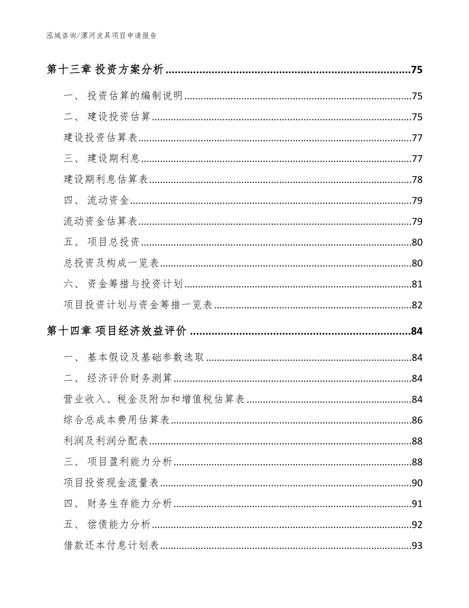 漯河皮具项目申请报告（模板范本）_第4页