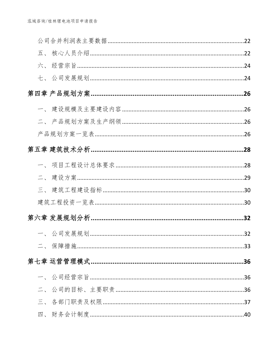 桂林锂电池项目申请报告（范文模板）_第3页