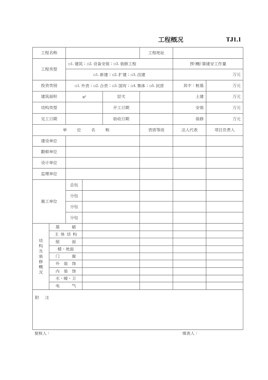 江苏新版土建资料表格(全套)文档(DOC 196页)
